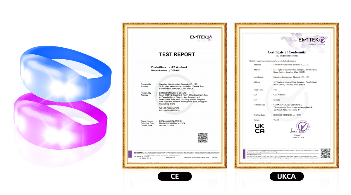 led bracelets (2) led bracelets